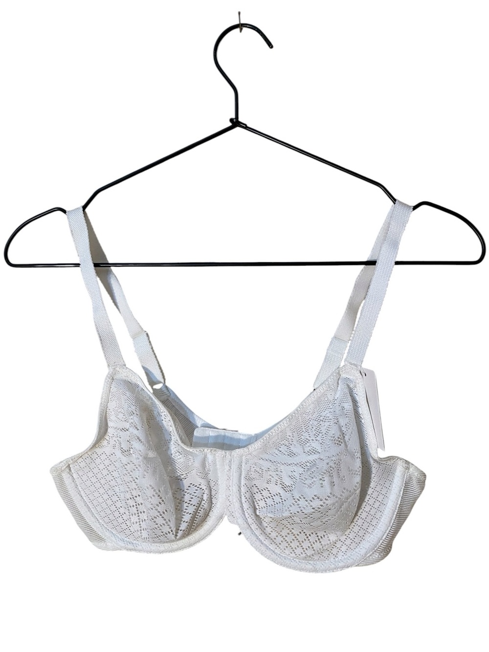 Wacoal Visual Effects Minimizer Underwire Bra White Lace